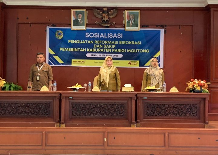 Pemkab Ambil Langkah Baru Penguatan Birokrasi dan SAKIP di Parigi Moutong Lewat Sosialisasi