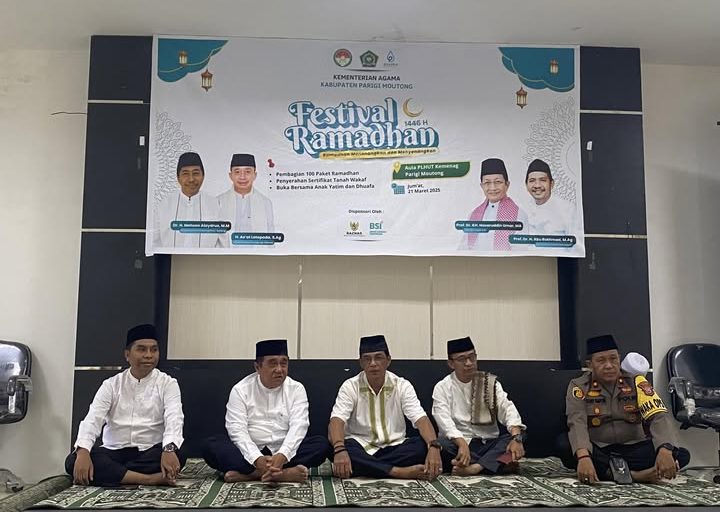 Hadiri Festival Ramadan, Asisten I Bagi Sembako untuk Yatim dan Dhuafa