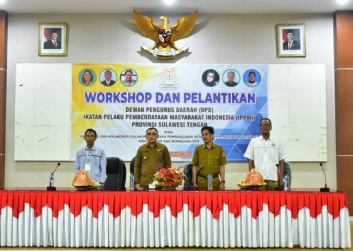 Pemprov Sulteng Lantik Pengurus DPD IPPMI Sulteng, Dorong Pemberdayaan Masyarakat yang Inklusif