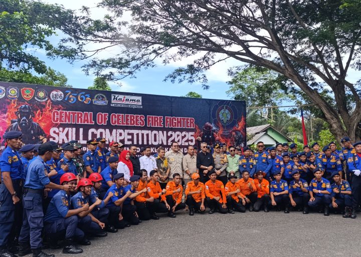 Petugas Damkar Se-Sulteng Adu Skill di COCFFSC 2025 Parigi Moutong