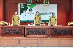 Bupati dan Wakil Bupati Parigi Moutong Gelar Rapat Kerja Perdana: Fokus pada Layanan Publik dan Program 100 Hari
