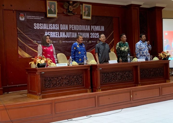 Wabup Parigi Moutong Sambut Longki Djanggola dalam Sosialisasi Pendidikan Pemilih 2025