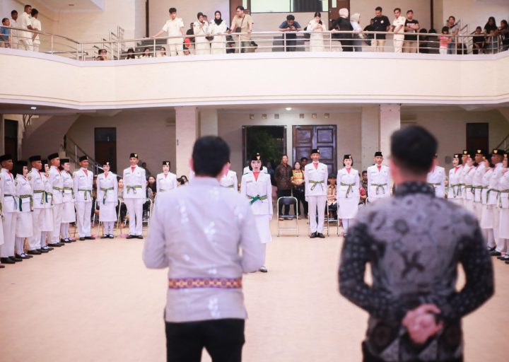 Bupati Parigi Moutong Kukuhkan Paskibraka 2025, Ingatkan Amanah Sang Saka Merah Putih
