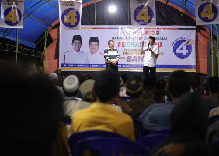 Kampanye Erwin-Sahid di Tomoli, Ribuan Massa Padati Lapangan