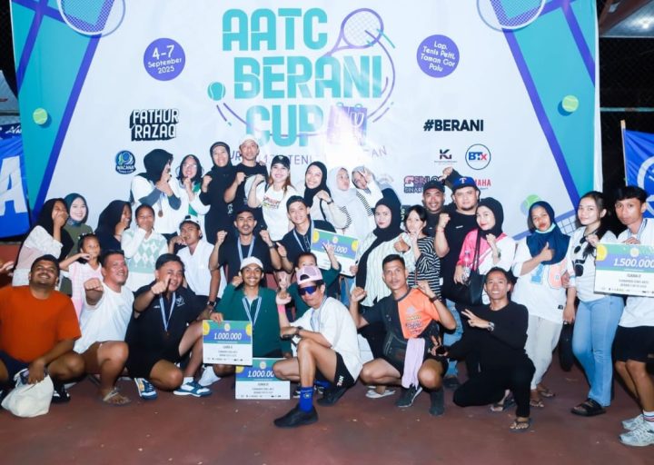 Prestasi Berlanjut, Tim Tenis Parigi Raih Empat Medali di Kejuaraan Palu