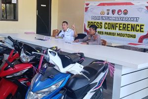 Polres Parimo Ungkap Kasus Pencurian di SPBU Toboli, Pelaku Gasak Motor dan Hp