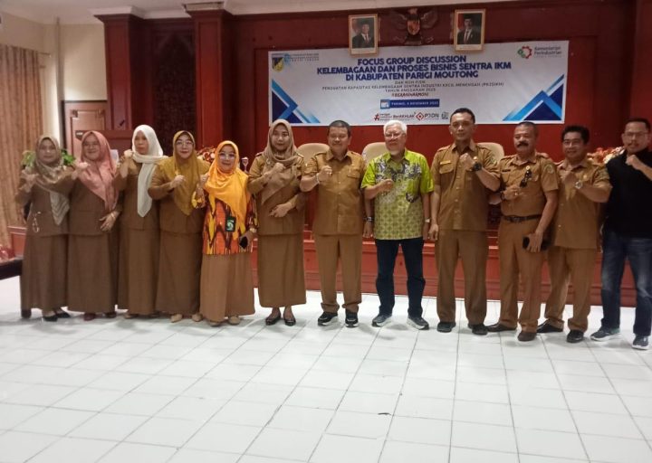 Wabup Parigi Moutong Dorong Penguatan Sentra IKM melalui FGD Kelembagaan dan Proses Bisnis