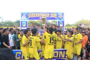 Gubernur Sulawesi Tengah Tutup Gubernur BERANI Cup 2026, Isba Binangga Jadi Juara