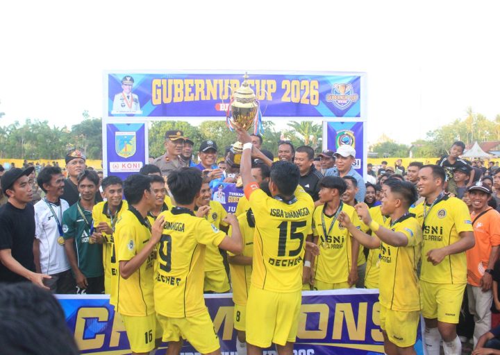 Gubernur Sulawesi Tengah Tutup Gubernur BERANI Cup 2026, Isba Binangga Jadi Juara