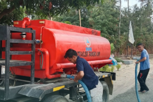 BPBD Parigi Moutong Suplai Air Bersih ke Jonokalora dan Petapa, Dorong Percepatan Perbaikan SPAM