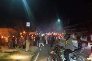 Tradisi Tahunan Jelang Ramadhan 650 Peserta Ikuti Pawai Obor, Polres Parimo Perketat Pengamanan