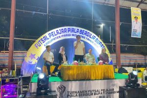 Bupati Parigi Moutong Buka Turnamen Futsal Pelajar Piala Bergilir 2026