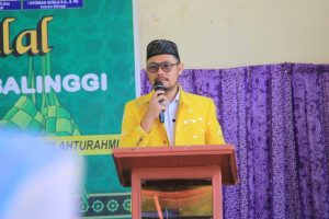 Sekda Parimo Ajak Warga Jaga Lingkungan di Halal Bihalal Balinggi