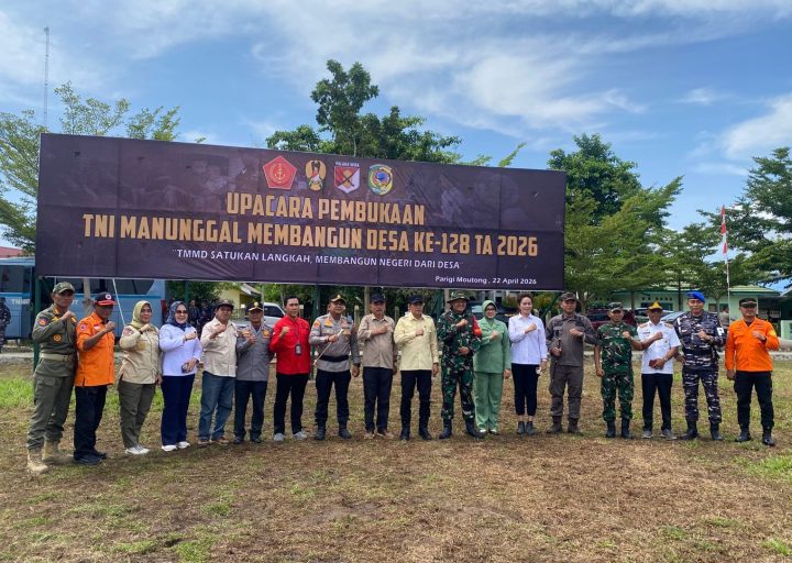 Bupati Erwin Burase Pimpin Pembukaan TMMD di Sausu Trans