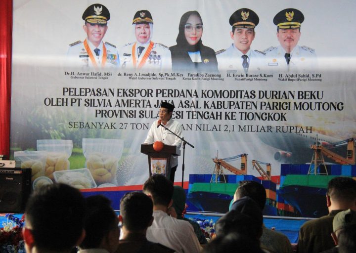 Parigi Moutong Resmi Ekspor Durian ke Tiongkok, Gubernur Dorong Jadi Sentra Nasional