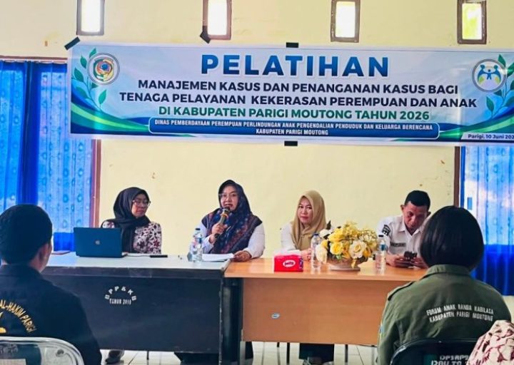 DP3AP2KB Parigi Moutong Gelar Pelatihan Manajemen Kasus untuk Perkuat Penanganan Kekerasan Perempuan dan Anak
