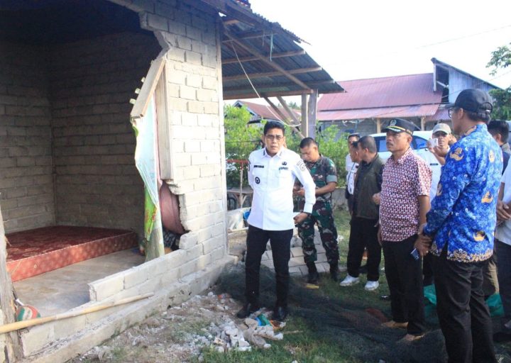 Bupati dan Forkopimda Parigi Moutong Turun Langsung Tinjau Korban Gempa M 6,7