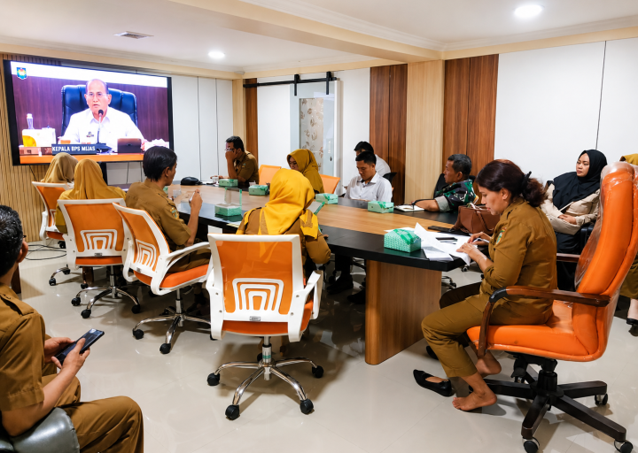 Pemkab Parigi Moutong Ikuti Rakor Inflasi Kemendagri, Soroti Harga Bawang dan Minyak Goreng