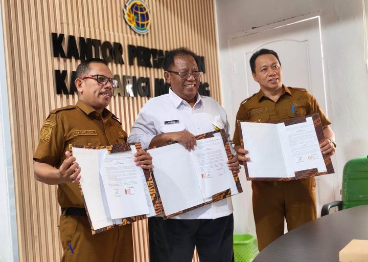 Pemkab Parimo Gandeng BPN, Integrasi Data Pertanahan dan Pajak Diperkuat