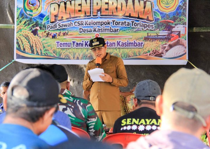 Bupati Parimo Soroti Penurunan Surplus Beras, Banjir hingga Kekeringan Jadi Tantangan