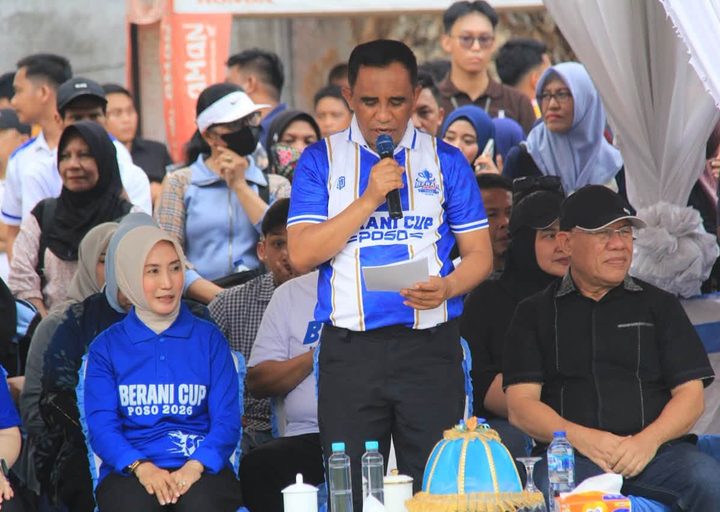 Berani Cup 2026 Diikuti 22 Tim, Gubernur Sulteng Soroti Potensi Atlet Poso