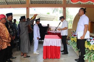 Sisa Jabatan Dua Tahun, Bupati Parimo Minta Kades Pangi Lanjutkan Pembangunan