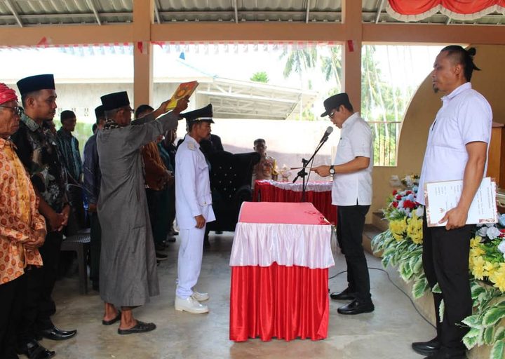 Sisa Jabatan Dua Tahun, Bupati Parimo Minta Kades Pangi Lanjutkan Pembangunan
